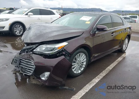2013 Toyota Avalon Hybrid Limited z USA, uszkodzony, nr VIN 4T1BD1EBXDU004838